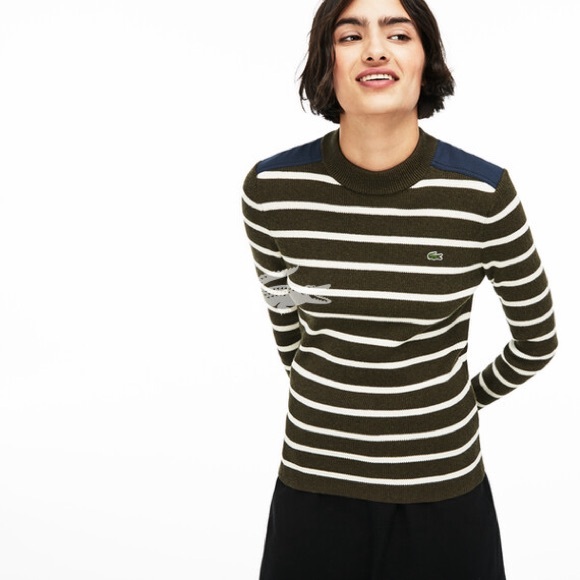 Lacoste Striped Sweater - Picture 1 of 4